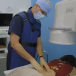 doctor examining