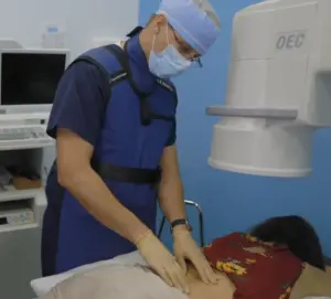 doctor examining